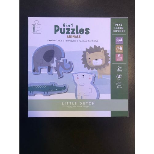 6 in 1 'Dierenpuzzel'(24 st.) 6 in 1 'Dierenpuzzel'(24 st.)