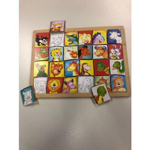 Houten dierenpuzzel Houten dierenpuzzel