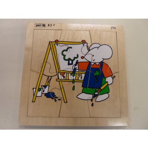 Puzzel muis schilderen