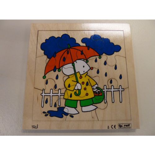 Puzzel muis regen Puzzel muis regen