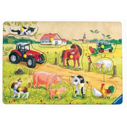 Knoppenpuzzel "boerderij" Knoppenpuzzel "boerderij"