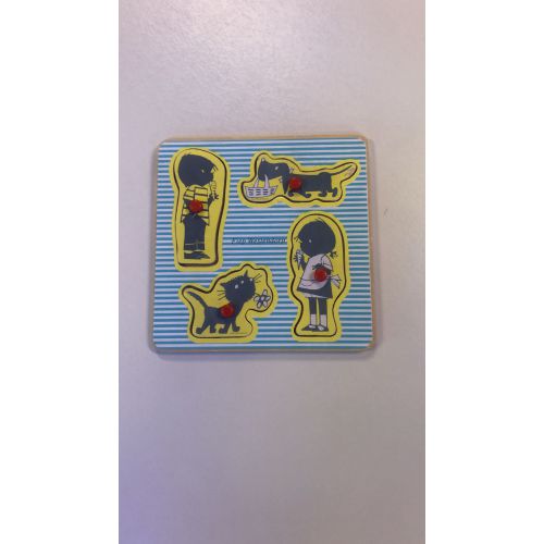 Jip & Janneke puzzel (hout, 4 st.) Jip & Janneke puzzel (hout, 4 st.)