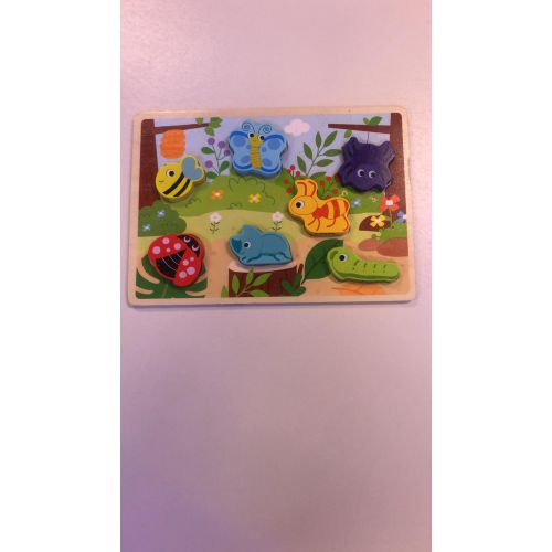 Insecten puzzel (hout, 7 st.) Insecten puzzel (hout, 7 st.)