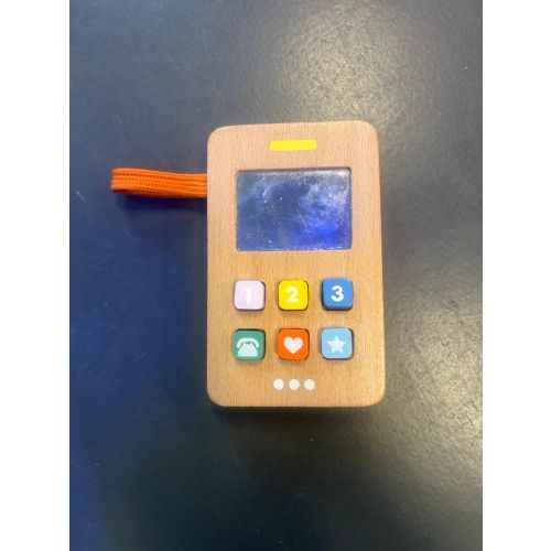 Mobiel baby-telefoontje (hout)