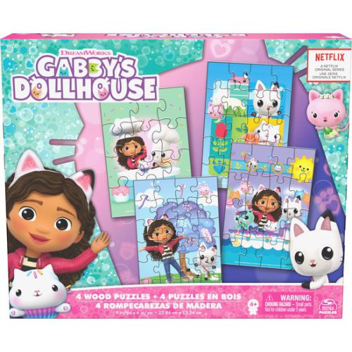 Gaby's Dollhouse 4 puzzels (4+)