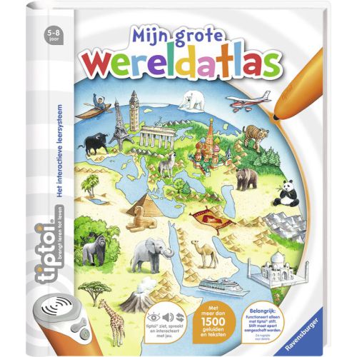 TipToi boek 'Mijn grote wereldatlas' (excl. pen) TipToi boek 'Mijn grote wereldatlas' (excl. pen)